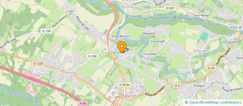 localisation de l'entreprise PIERRE-LUCE  FILLINGES