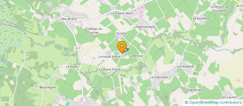 localisation de l'entreprise PIERRE LUNEAU-PAPIN à LE LANDREAU