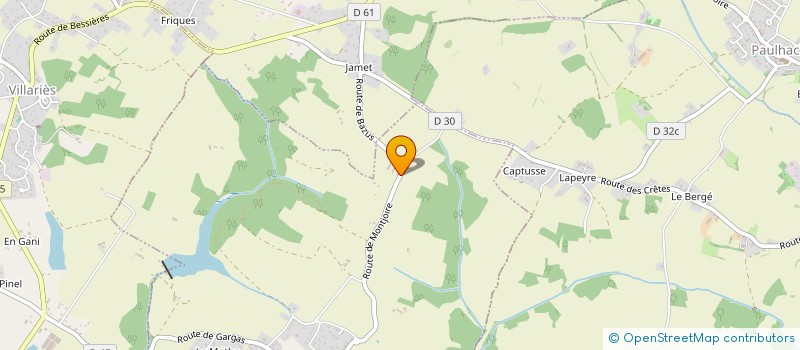 localisation de l'entreprise PIERRE LUSCAN  BAZUS