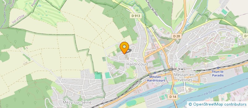 localisation de l'entreprise PIERRE MACONNERIE RENOVATION PEREIRA  HARDRICOURT