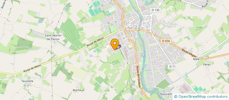 localisation de l'entreprise PIERRE MAINARD EDITEUR  BEDENAC