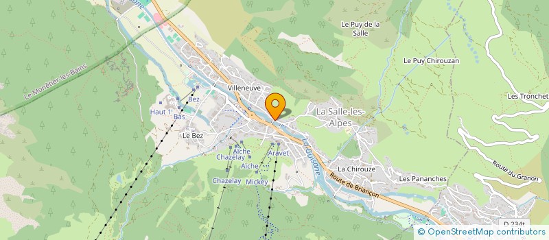 localisation de l'entreprise PIERRE MALET IMMOBILIER à LA SALLE-LES-ALPES