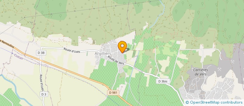 localisation de l'entreprise PIERRE MARBRERIE  POUZILHAC