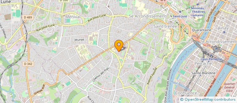 localisation de l'entreprise PIERRE MARTINEZ  SAINTE-FOY-LES-LYON