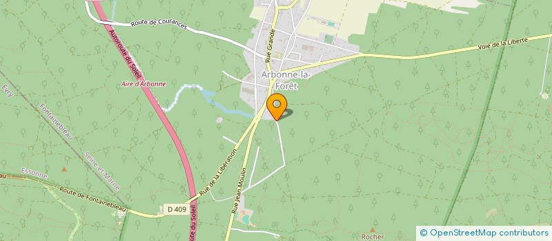 localisation de l'entreprise PIERRE MARTINI SASU  ARBONNE-LA-FORET