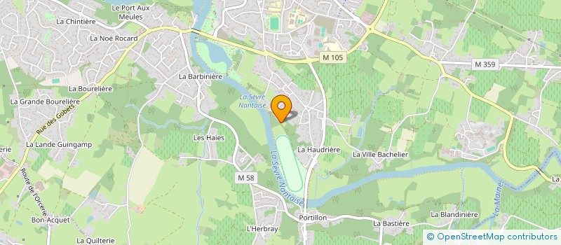 localisation de l'entreprise PIERRE MEHEUST INVESTISSEMENTS à VERTOU