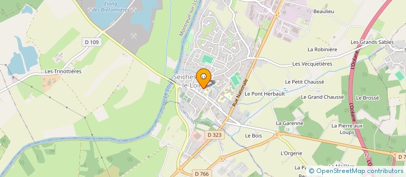 localisation de l'entreprise PIERRE MICHEL  LOIRE-AUTHION