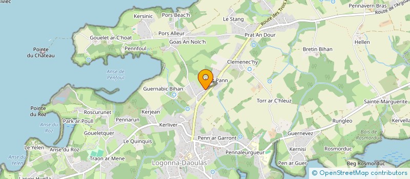 localisation de l'entreprise PIERRE MOAL à LOGONNA-DAOULAS