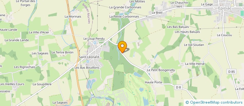 localisation de l'entreprise PIERRE MORIN SOUDURE  EPINIAC