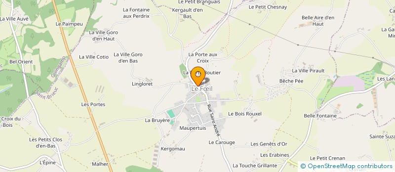 localisation de l'entreprise PIERRE MOULIN  LE FOEIL