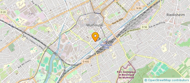 localisation de l'entreprise PIERRE MOULINOUX à MULHOUSE