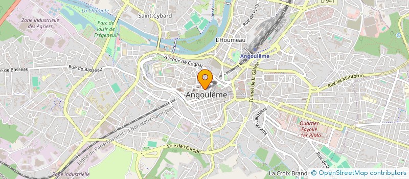 localisation de l'entreprise PIERRE MUSIQUE SARL à ANGOULEME