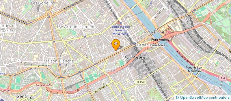 localisation de l'entreprise PIERRE NATURELLE CONSEIL à PARIS