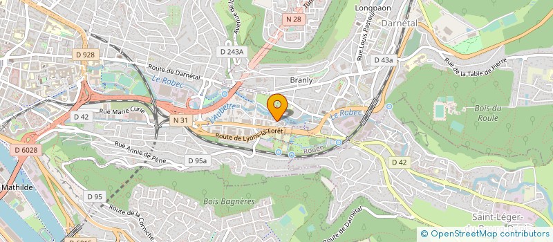 localisation de l'entreprise PIERRE NOBLE EST  ROUEN