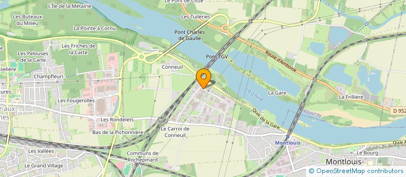 localisation de l'entreprise PIERRE NOIRE  MONTLOUIS-SUR-LOIRE