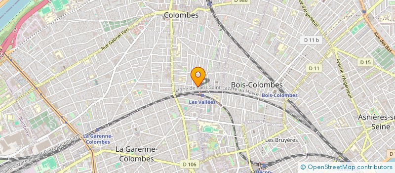 localisation de l'entreprise PIERRE & OLIVIER à COLOMBES
