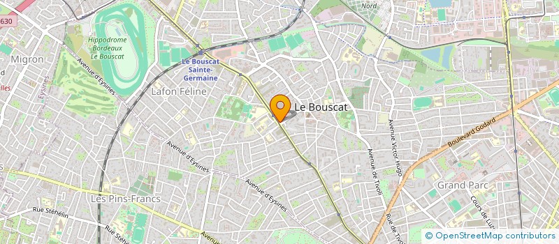 localisation de l'entreprise PIERRE OLIVIER FOURNIER, NOTAIRE à LE BOUSCAT