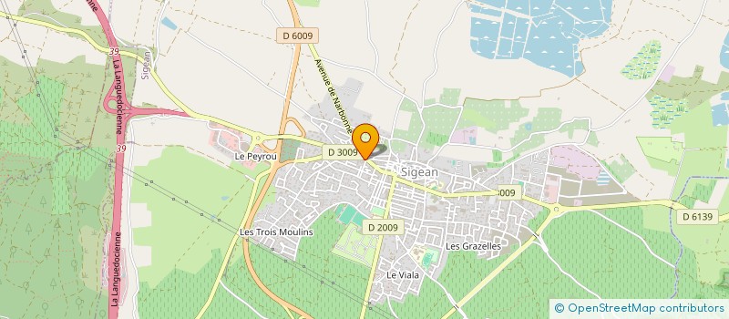 localisation de l'entreprise PIERRE OLIVIER IMMOBILIER à SIGEAN