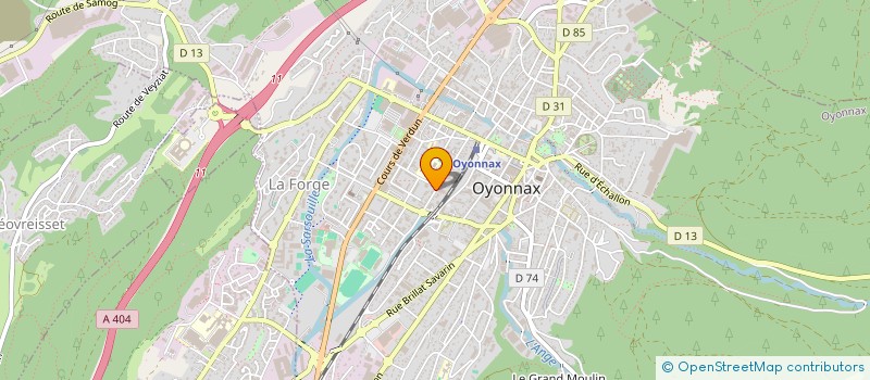 localisation de l'entreprise PIERRE PAITA à OYONNAX