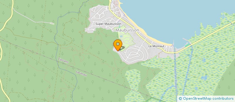 localisation de l'entreprise PIERRE PAPIER CISEAU  CARCANS