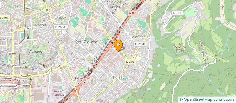 localisation de l'entreprise PIERRE & PATRICE  SAINT-MARTIN-D'HERES