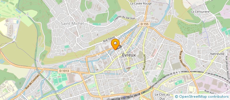 localisation de l'entreprise PIERRE & PATRIMOINE à EVREUX