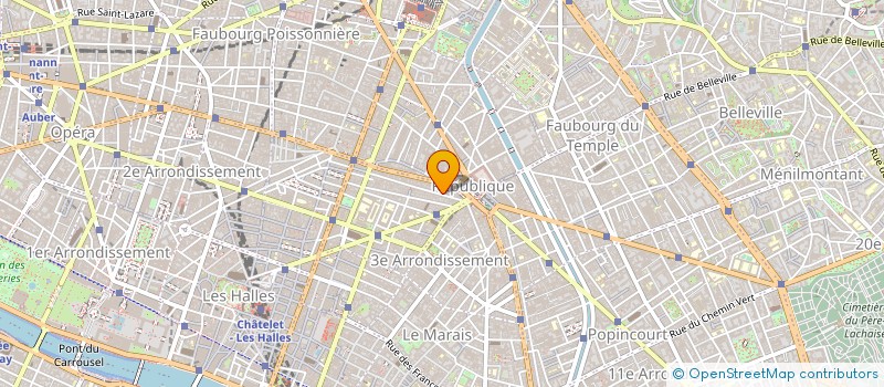 localisation de l'entreprise PIERRE & PAUL PRODUCTIONS à PARIS