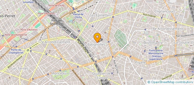 localisation de l'entreprise PIERRE PELLI PRODUCTIONS  PARIS