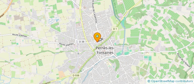 localisation de l'entreprise PIERRE PETIT ET FILS à PERNES-LES-FONTAINES