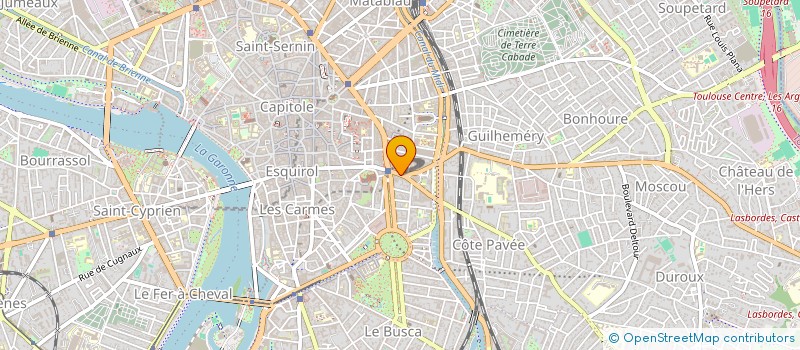 localisation de l'entreprise PIERRE PEZZIN PATRIMOINE à TOULOUSE