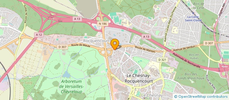 localisation de l'entreprise PIERRE PHILIPPE  LE CHESNAY-ROCQUENCOURT