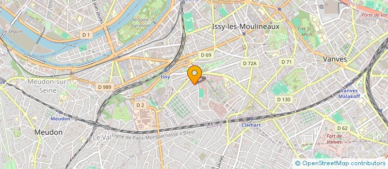 localisation de l'entreprise PIERRE & PIERRE à ISSY-LES-MOULINEAUX