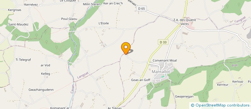 localisation de l'entreprise PIERRE POMMELET à MANTALLOT