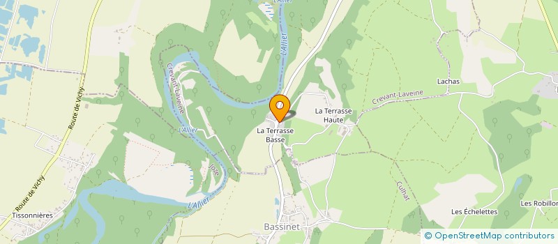 localisation de l'entreprise PIERRE POULAIN  LUZILLAT