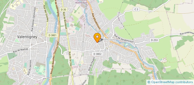 localisation de l'entreprise PIERRE POUPENEY SERVICES MULTIBROCHES  SELONCOURT