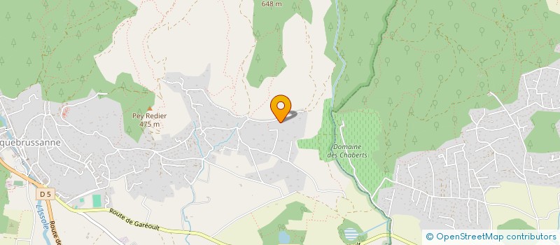 localisation de l'entreprise PIERRE PROVENCE PROMOTION  LA ROQUEBRUSSANNE