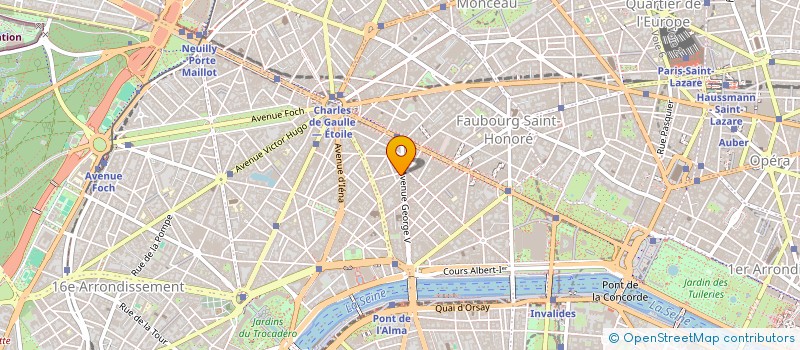 localisation de l'entreprise PIERRE QUARCK  PARIS