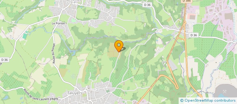 localisation de l'entreprise PIERRE RENAUD SAS  TALUYERS