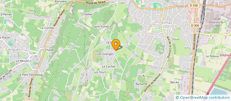 localisation de l'entreprise PIERRE RENON SERVICES ET COMMERCES  POMMIERS