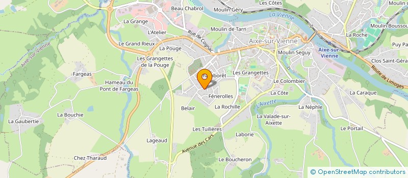 localisation de l'entreprise PIERRE RENOV à AIXE-SUR-VIENNE