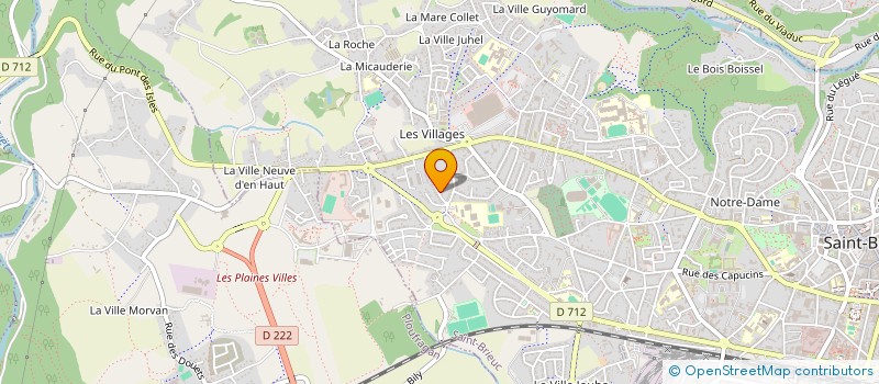 localisation de l'entreprise PIERRE RENOV à SAINT-BRIEUC