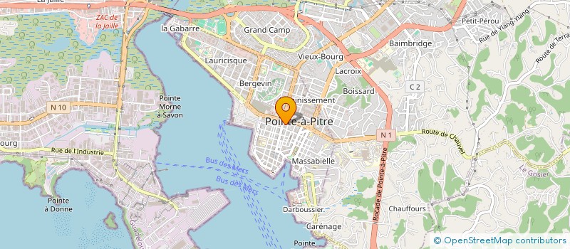 localisation de l'entreprise PIERRE RIZK IMMO CONSULTING à POINTE A PITRE