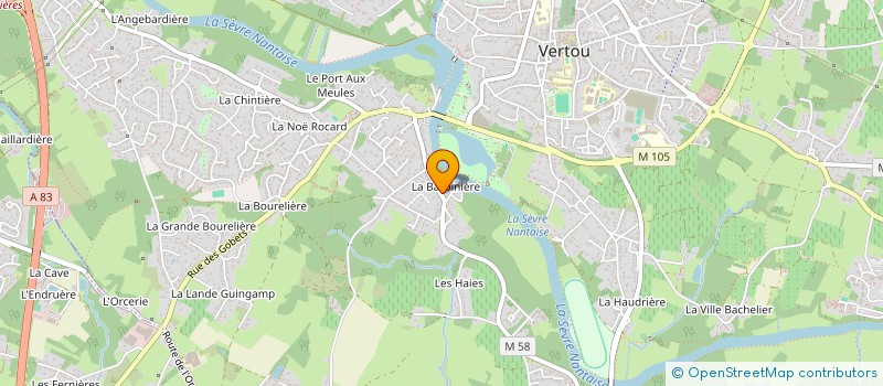 localisation de l'entreprise PIERRE ROYER à VERTOU