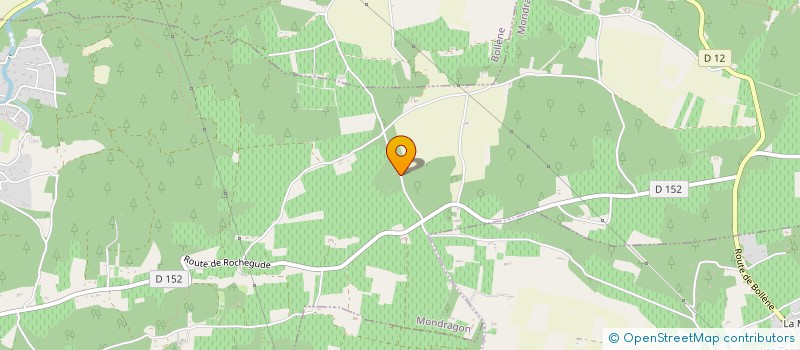 localisation de l'entreprise PIERRE SCI  MONDRAGON