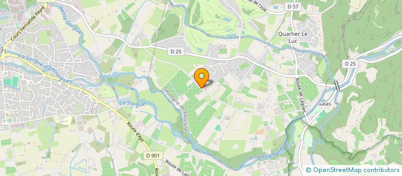 localisation de l'entreprise PIERRE SECHE EN VAUCLUSE  SAUMANE-DE-VAUCLUSE