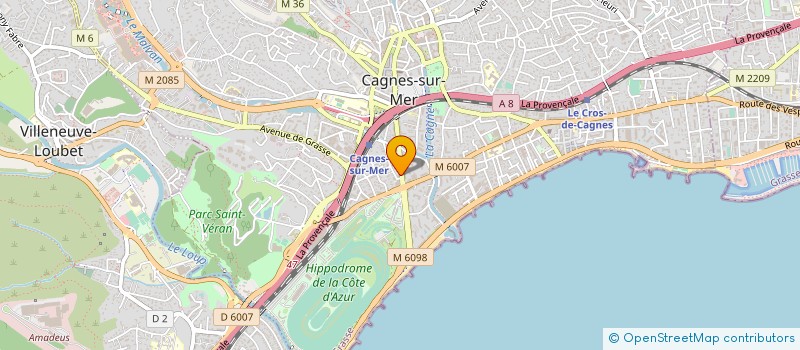 localisation de l'entreprise PIERRE SERVICES à CAGNES-SUR-MER