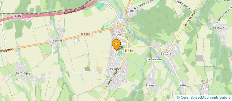 localisation de l'entreprise PIERRE SERVICES à VIRY