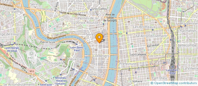 localisation de l'entreprise PIERRE SOIN&BEAUTE à LYON