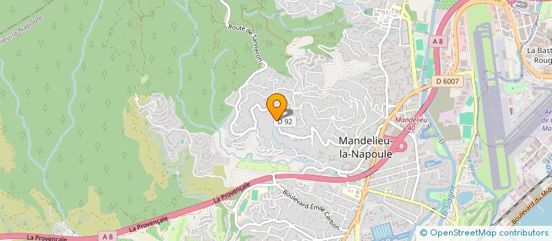 localisation de l'entreprise PIERRE SOPHIE IMMO à MANDELIEU-LA-NAPOULE