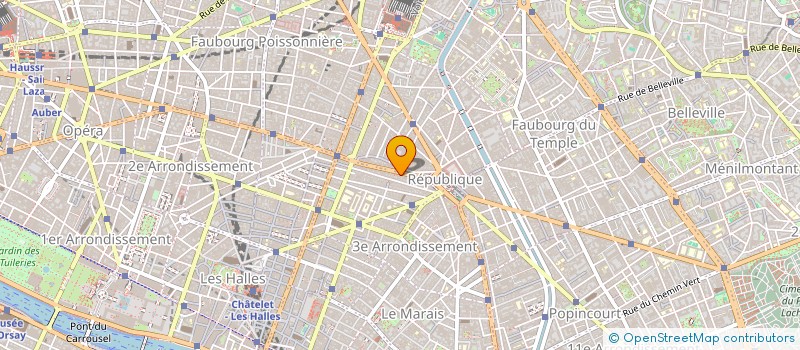localisation de l'entreprise PIERRE TERRE CUITE à PARIS